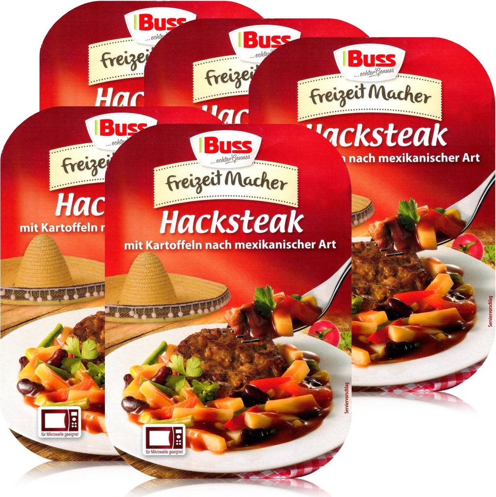 Buss Hacksteak mit Kartoffeln mexikanischer Art 300g - Produktbild 