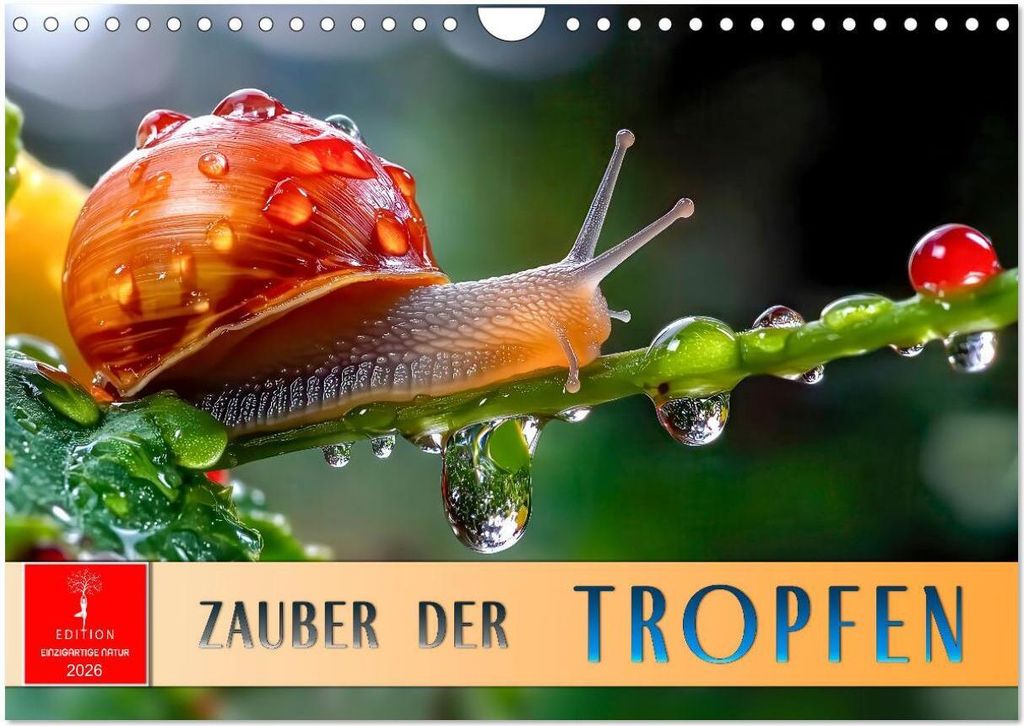 Zauber der Tropfen (Wandkalender 2026 DIN A4 quer), CALVENDO Monatskalender
