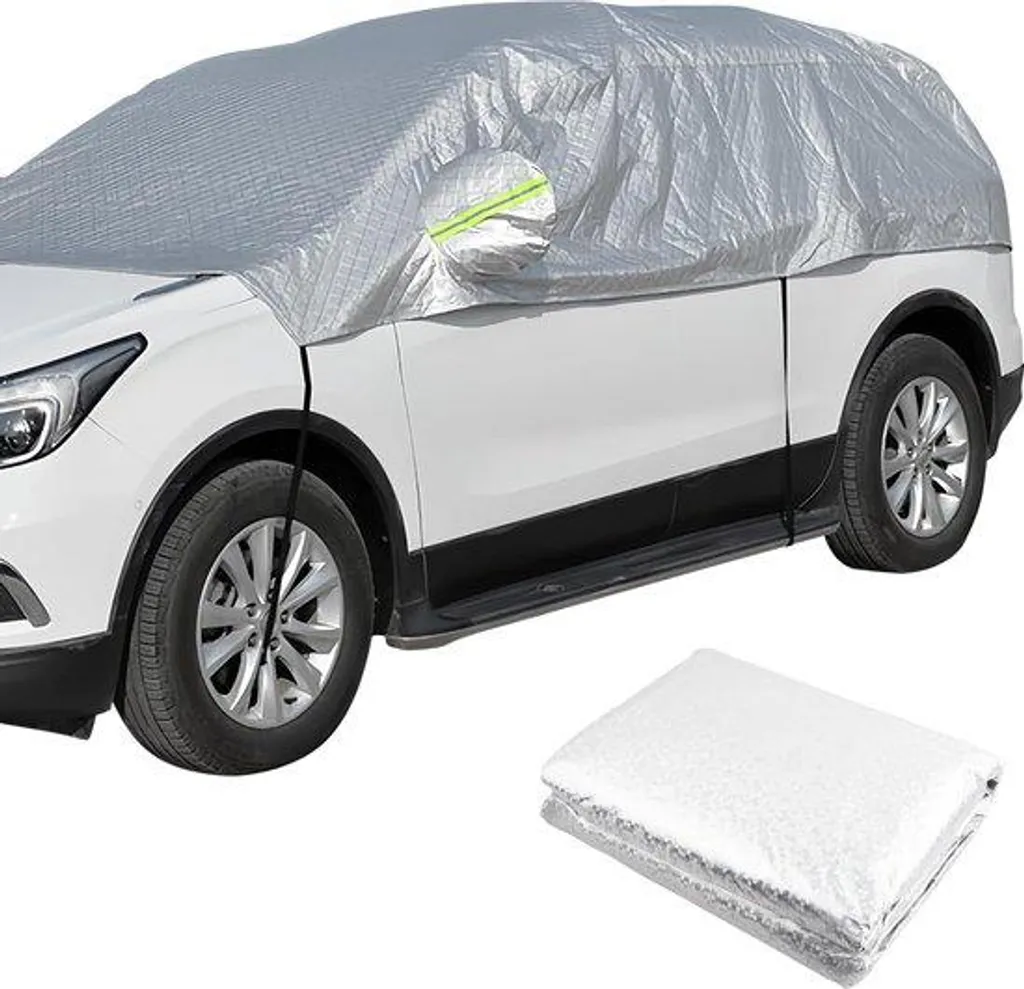 Housse de voiture d'extérieur demi-protection hivernale résistante