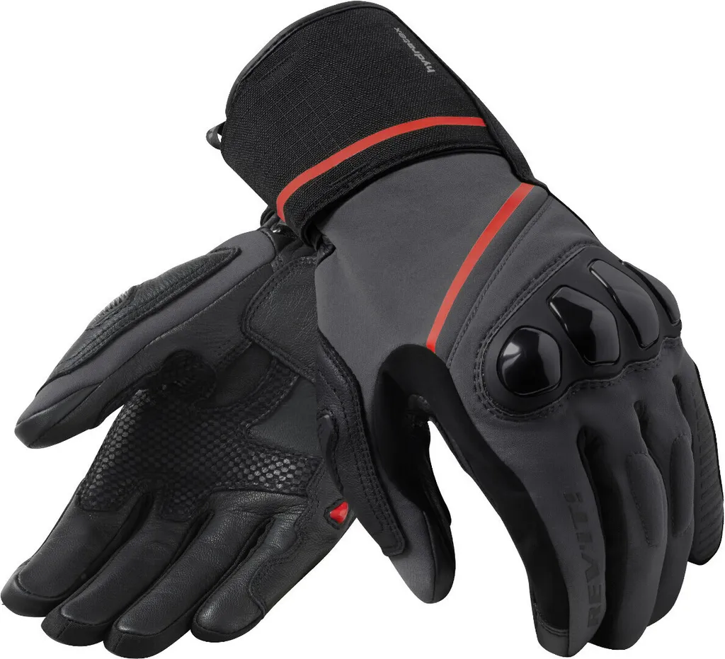 Gants de Moto Mi-Saison Rev'it ! Summit 4 H2O Étanches en Coloris Noir
