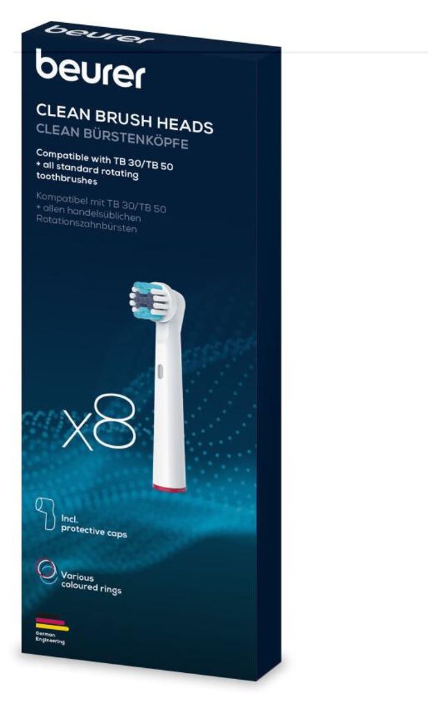 beurer 10154 8 beurer Clean Zahnbürstenaufsätze Imagen del producto 