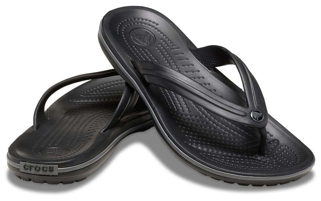 CROCS – Zehentrenner „Crocband Flip“ in Schwarz Schwarz EU Produktbild 