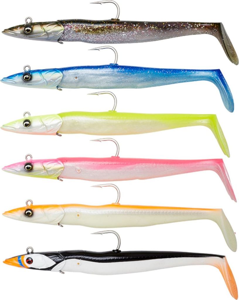 Savage Gear Shad Sandeel V2 Big Game Farbe Orange Glow Gewicht 140g