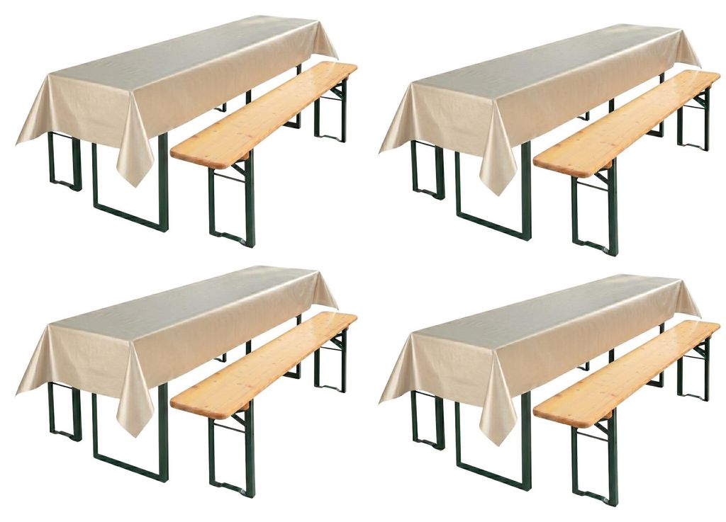 Beautex Party Tischdecke abwaschbar 100x250, für Biertisch Produktbild 