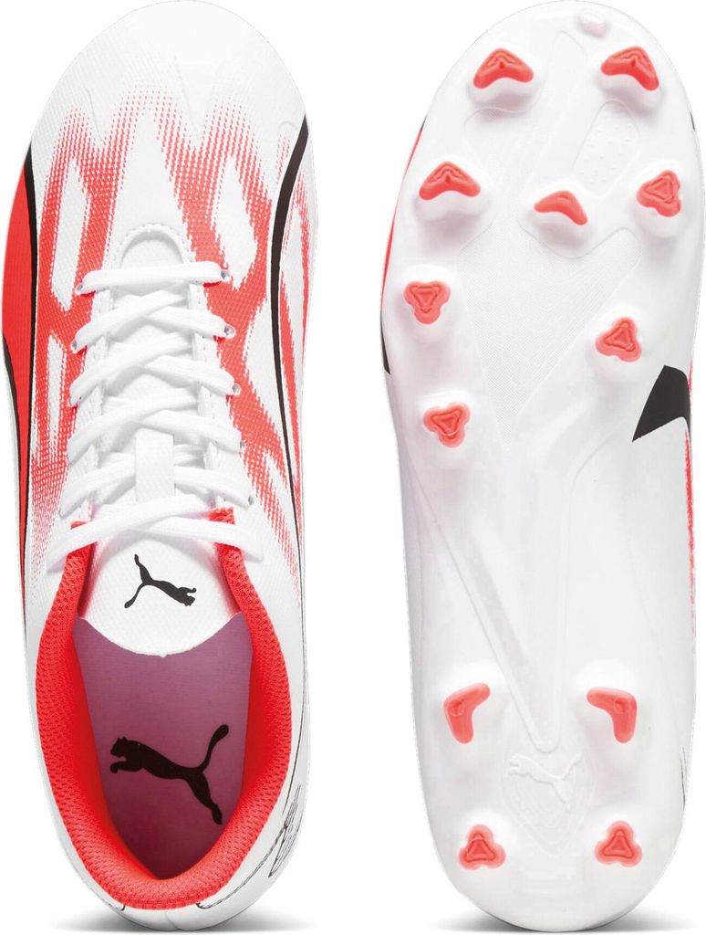 PUMA ULTRA PLAY FG/AG Jr PUMA WHITE-PUMA BLACK-FIRE 35