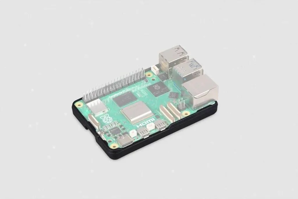 Paraurti per Raspberry Pi 5, in silicone, nero