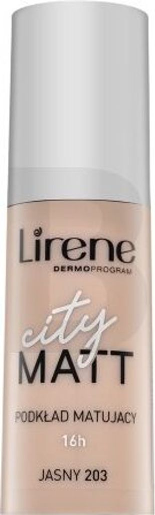 Lirene City Matt fluid 203 Smoothing Bright Make-up – Fluid mit mattierender Wirkung 30 ml