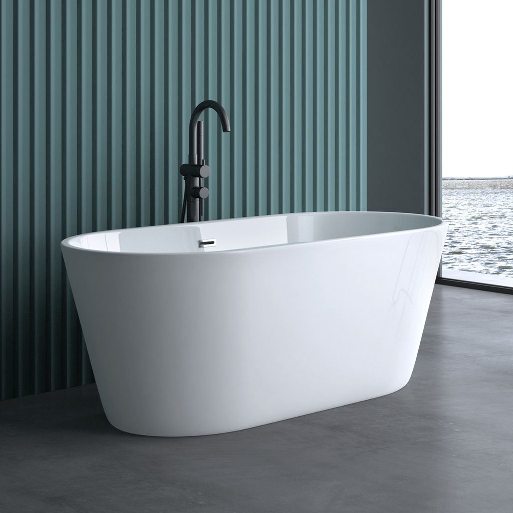 doporro Freistehende Design-Badewanne oval Vicenza520OA Produktbild 6