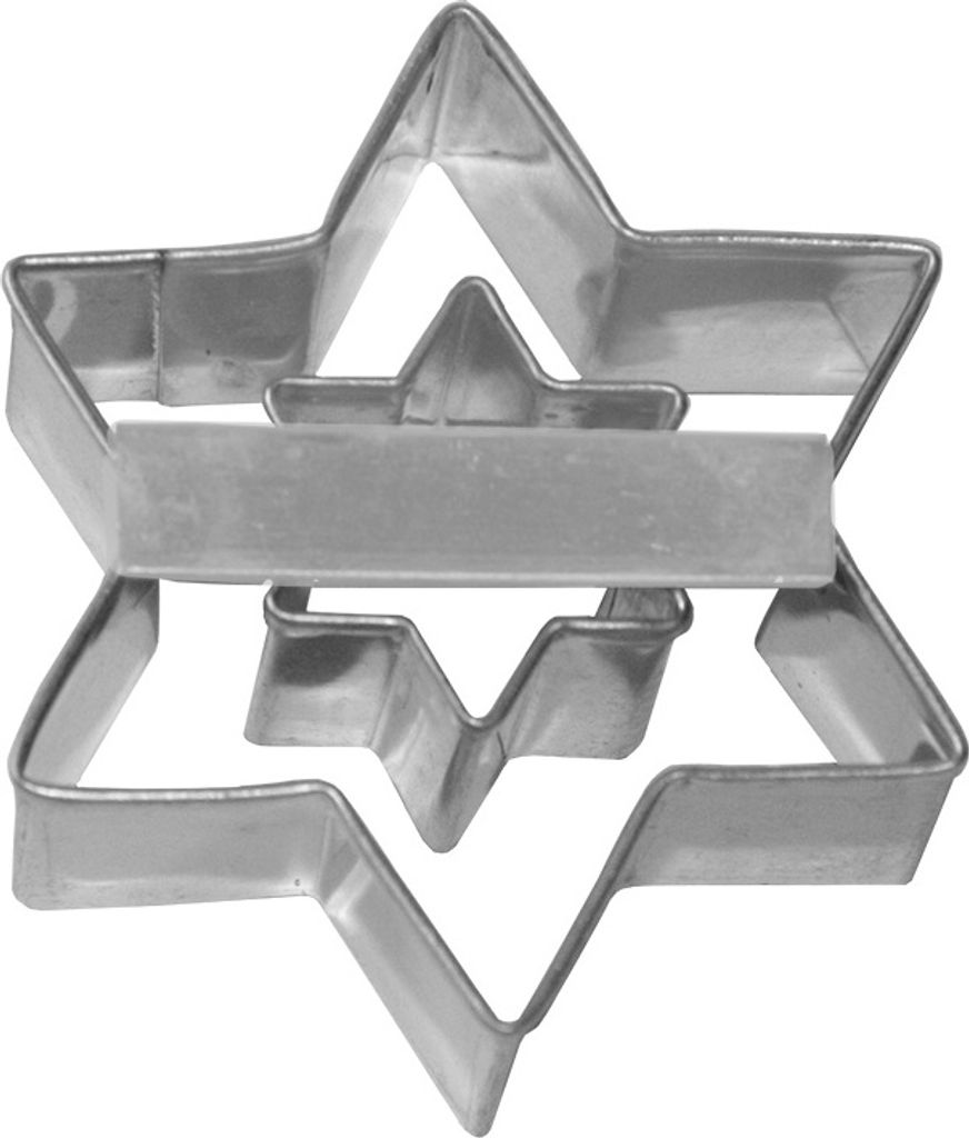 BIRKMANN Ausstechform Stern mit Innenstern, 6 cm, Produktbild 