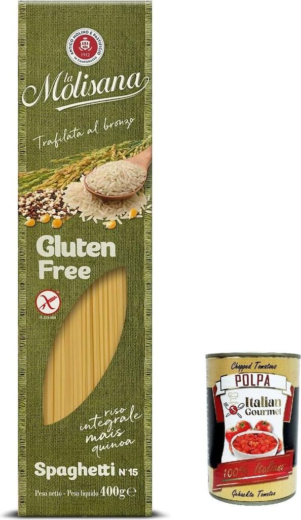 10x La Molisana, Spaghetti n. 15 Senza glutine, Gluten frei Produktbild 