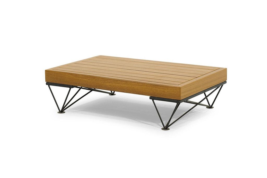 Schicker Holztisch Outdoor Möbel Gartentisch Edler Kaffeetisch