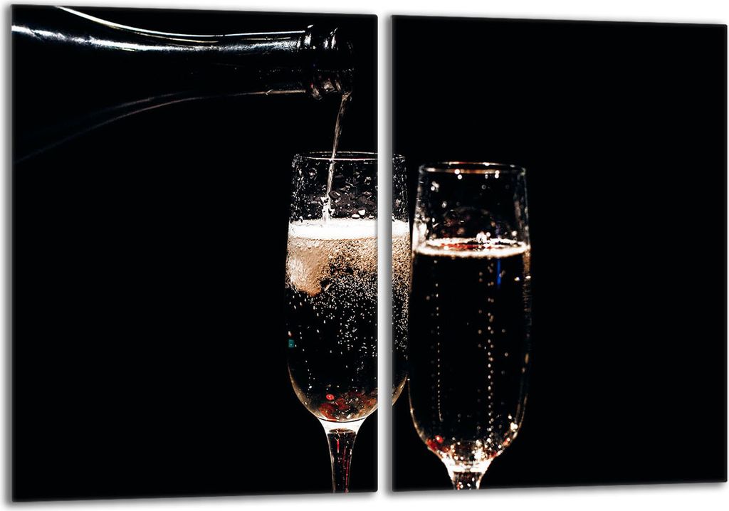 Glasschutzplatte für den Herd 2x40x52 Wein