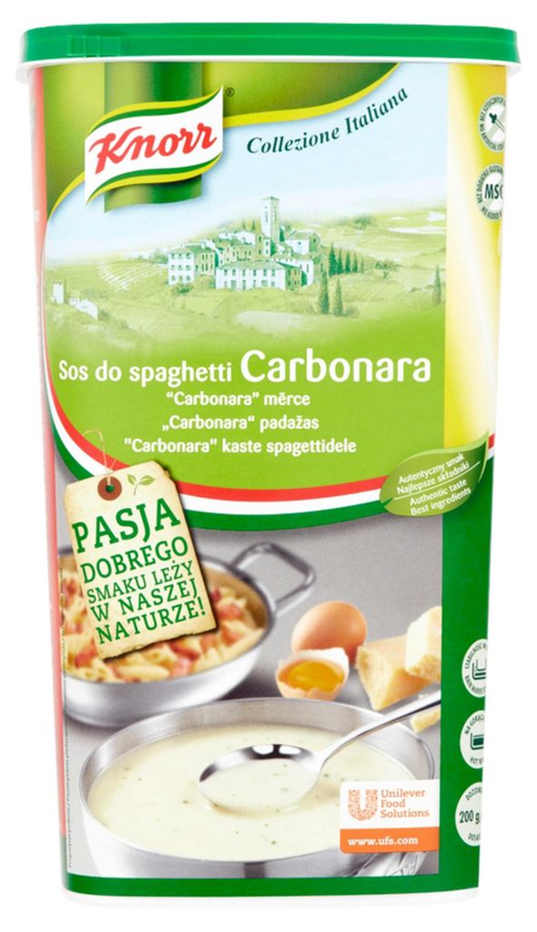 Omáčka Knorr Carbonara 1 kg Obrázek produktu 