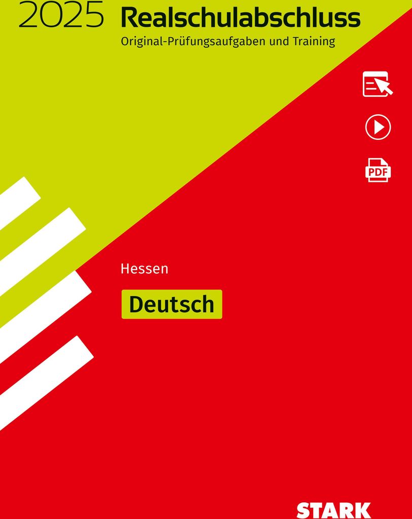 STARK Original-Prüfungen und Training Realschulabschluss 2025 - Deutsch - Hessen