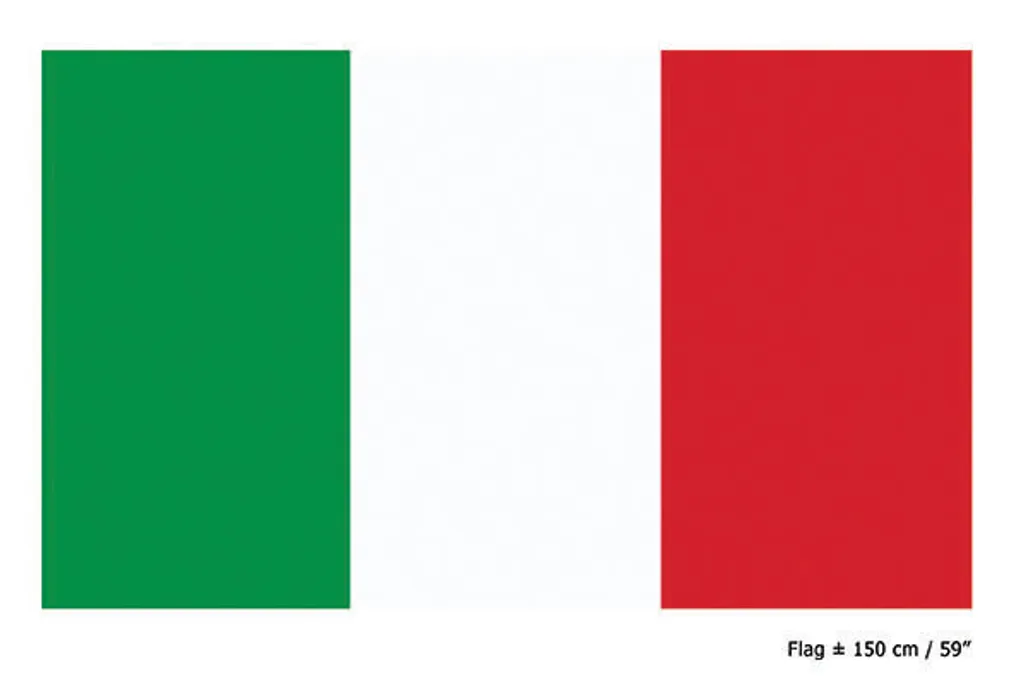 Drapeau de l'Italie 90x150 cm pour supporter et célébration de matchs