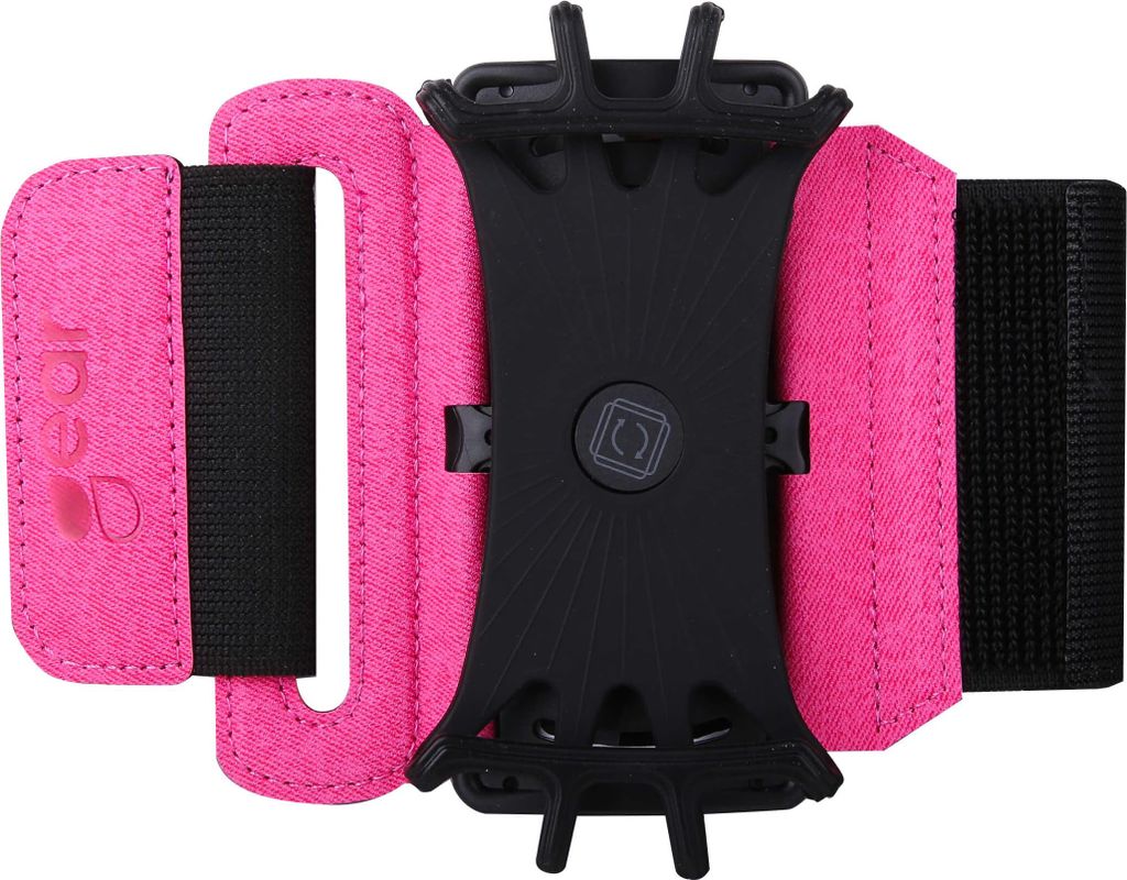 Sportarmband Premium Universal für Ober- und Unterarm drehbare Halterung Pink