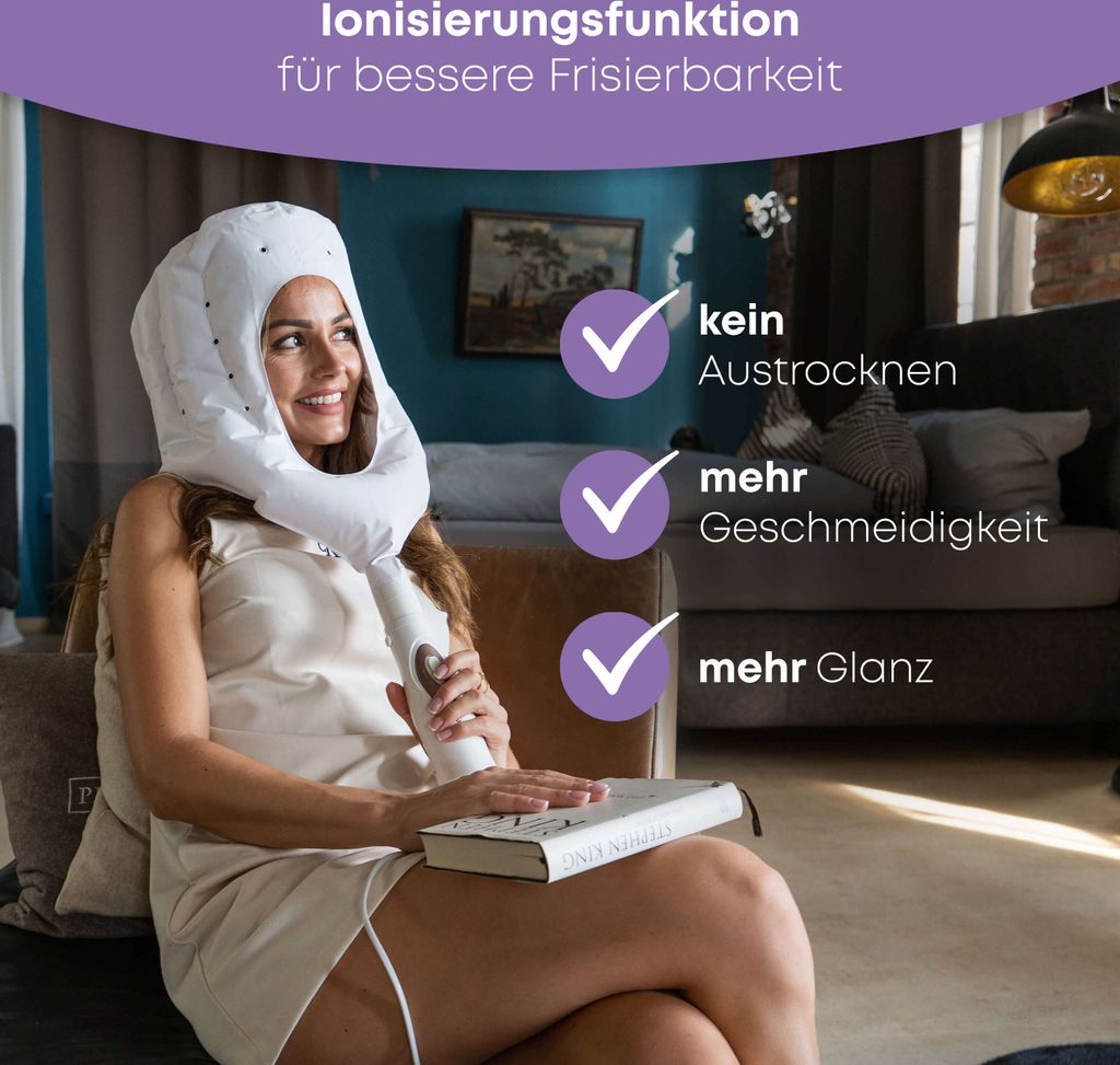 ProfiCare 3in1 Trockenhaube für Haare, Haartrockner Haube Produktbild 4
