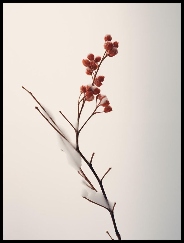 Plakat 60x80cm Zarte Kraft des Winters