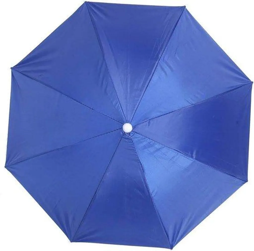 Cape de pluie bleue 65 cm pour vélo et marche avec chapeau bob