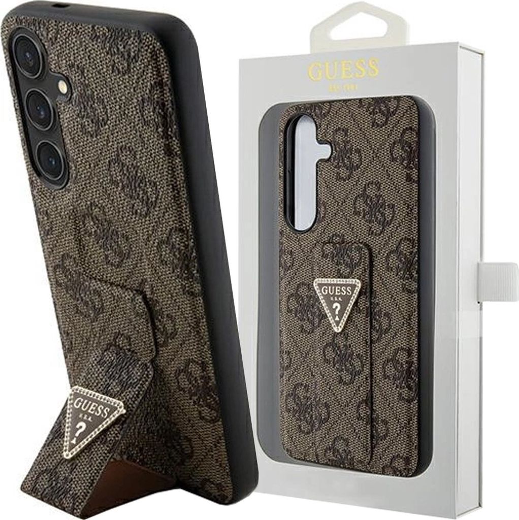 Guess Grip Stand 4G Triangle Strass Logo - Samsung Galaxy Produktbild 