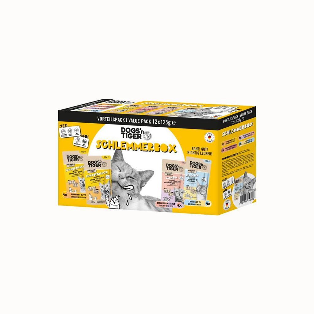Katzenfutter nass DOGS`n TIGER Schlemmerbox 1,5 kg kein Produktbild 