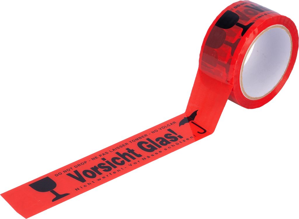 72 Rollen Paketklebeband Standard PP Vorsicht Glas 50 mm x Produktbild 2