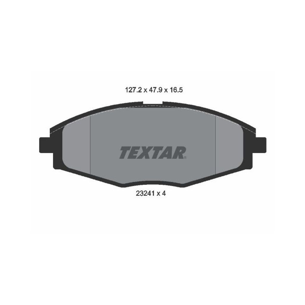 Textar Bremsbeläge vorne für Chevrolet Matiz Spark Daewoo Lanos Matiz 0,8-1,5