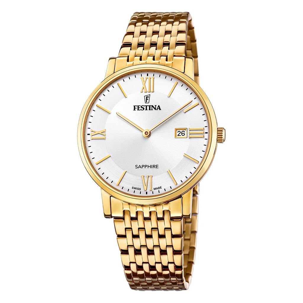 Festina Herrenuhr F20020-1 gold