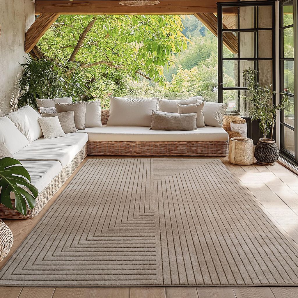 Homebyhome Venkovní Koberec Moderní Boho Design 3D Efekt Obrázek produktu 