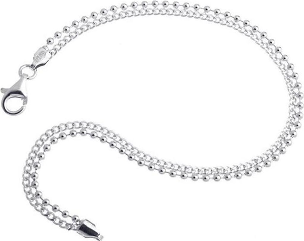 SILBERKETTEN STORE Fashion Line Armband Redemption - 925 Silber, Länge wählbar - 17cm