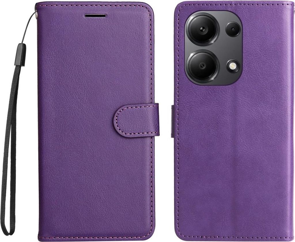 Xiaomi Redmi Note 13 Pro 4G / Poco M6 Pro 4G Hülle - Coverup Klapphülle - Violett