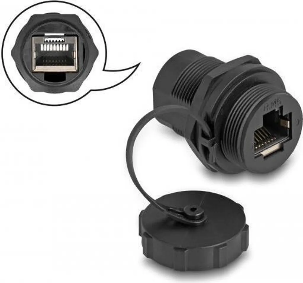 Connecteur RJ45 Cat.6A Étanche IP67 pour Installation Réseau en Jardin