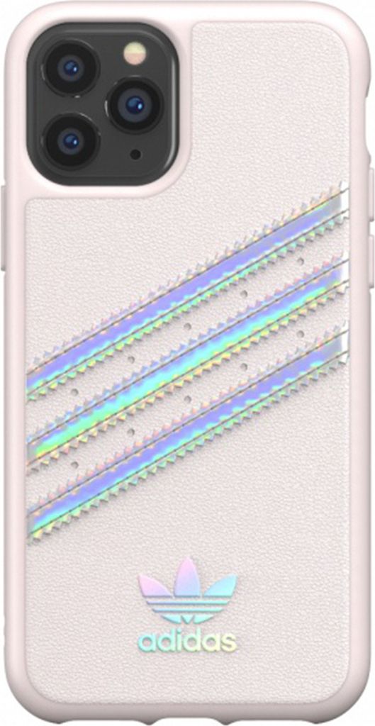 adidas OR Moulded Woman iPhone 11 Pro Hülle Hardcase Backcover Stoßfest - Orchid Tint/Holographic