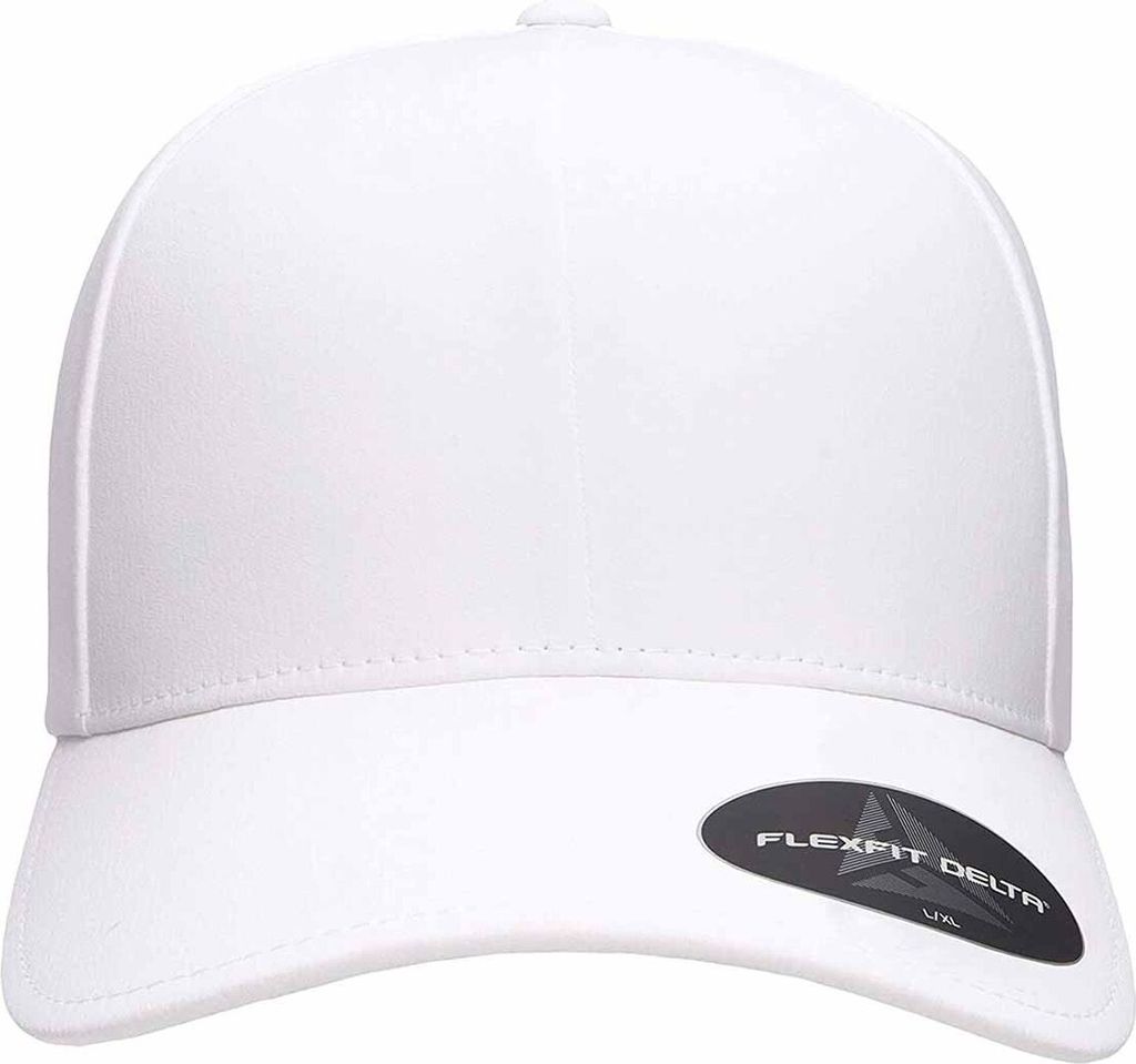 Yupoong Flexfit Uni Delta Kappe Wasserfest (2 Stück/Packung) RW6765 (L/XL) (Weiß)