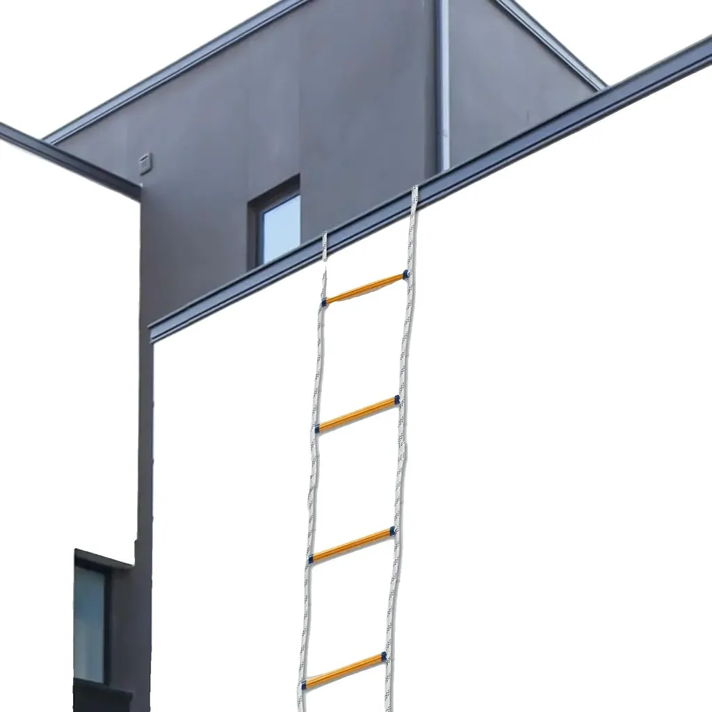 Échelle d'évacuation incendie 6m - Solution de secours pour balcon 200kg