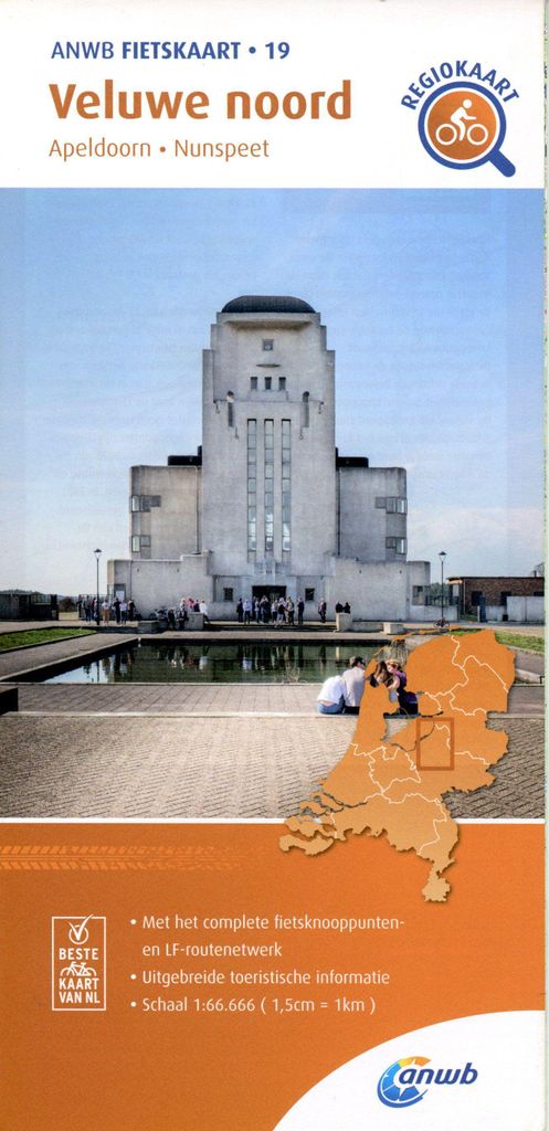 Veluwe noord (Apeldoorn / Nunspeet) 1 : 66 000