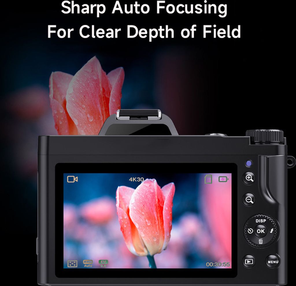 INF Digitální fotoaparát 5K/48MP/16X zoom/6osá stabilizace Obrázek produktu 7