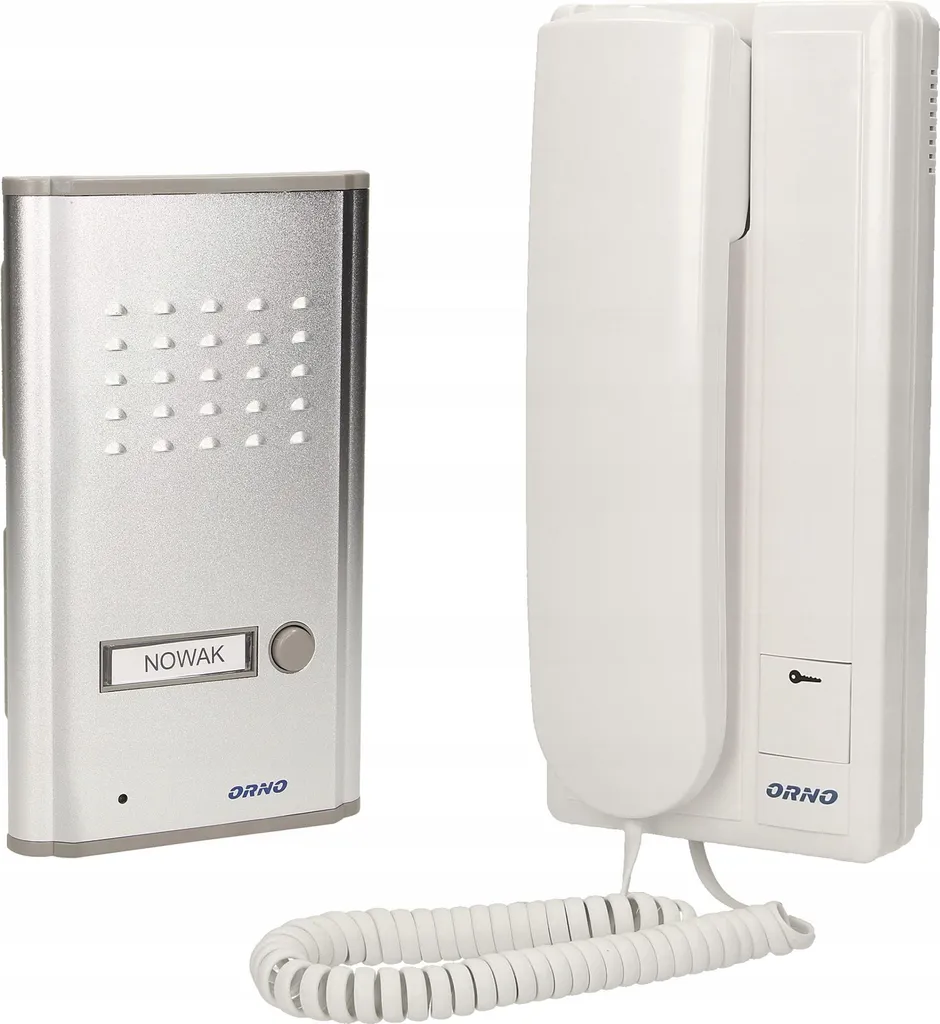 Interphone Filaire Monofamilial Orno Modèle RL-901 Finition Aluminium