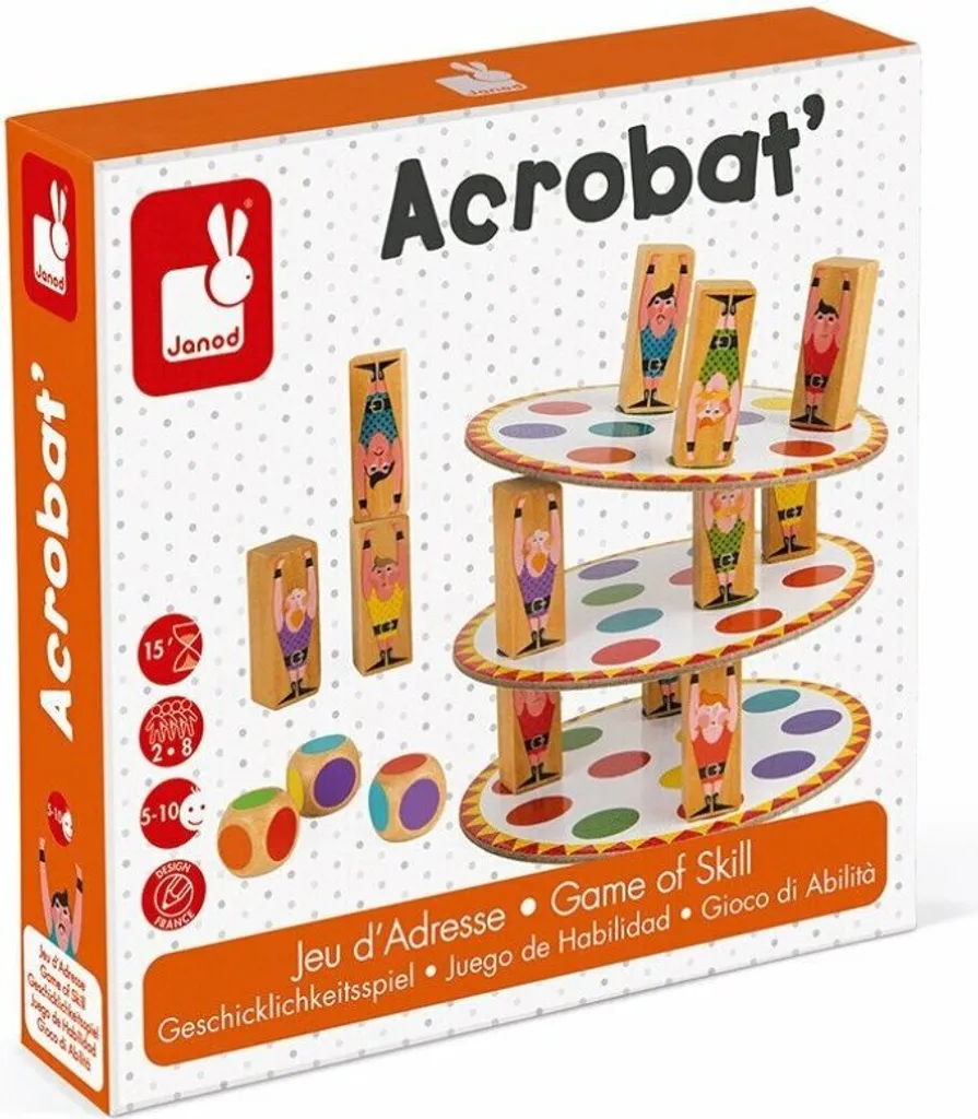 Améliorer la Concentration Enfant avec le Jeu Acrobat Janod en Bois