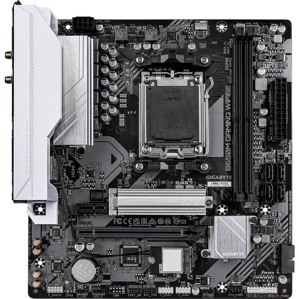 GIGABYTE B650M GAMING WIFI6E Mainboard - AMD Ryzen 9000 Produktbild 
