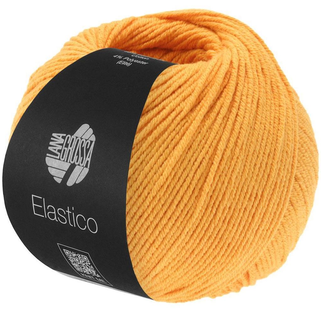 Lana Grossa Elastico (Baumwolle), Farbe:161 - Gelborange Produktbild 