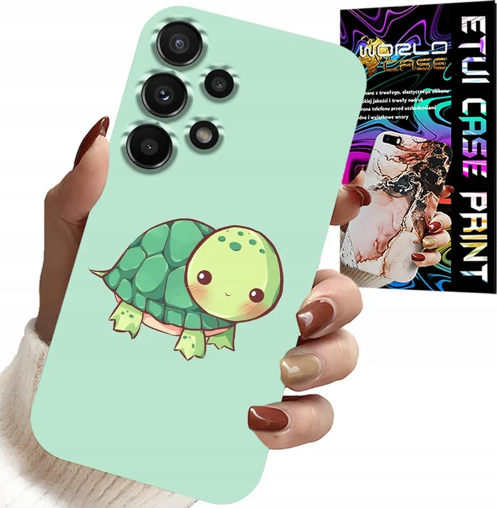 Custodia Samsung Galaxy A32 5G Tartarughe per Bambini + Vetro 9H