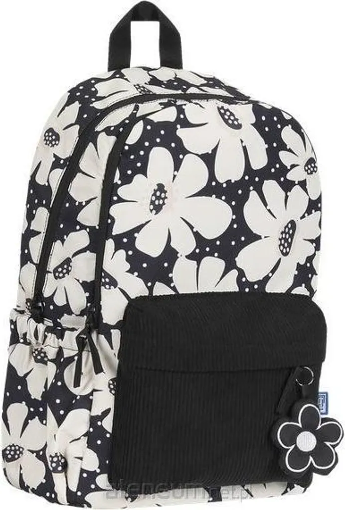 Sac à dos scolaire Creative Oxford Bloom Noir - Cartable Design Robuste