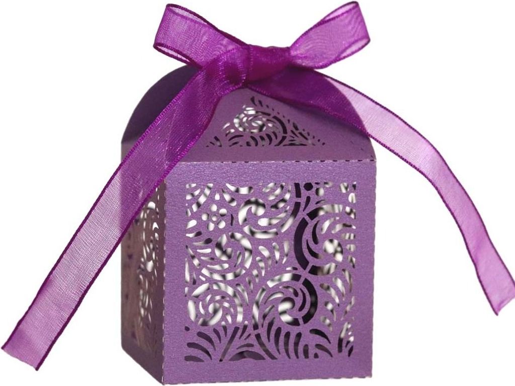 50 Pack Laser Cut Favor Boxen, Party Favor Boxen Für Bridal Shower Jahrestag Hochzeit Party Favor