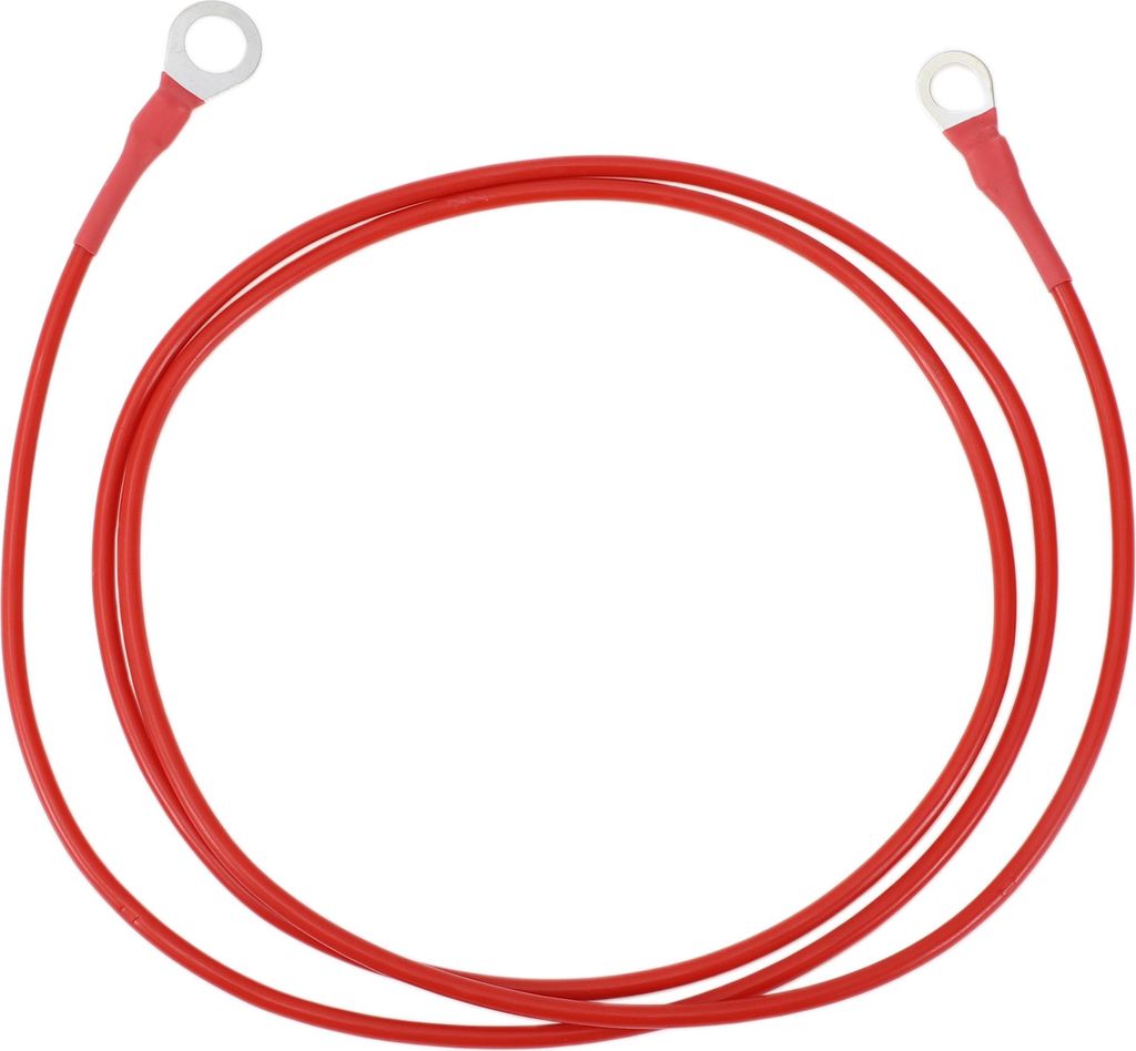 135cm 12 AWG Batterie Wechselrichter Kabel 3/8" 5/16" Batteriekabel verzinntes Kupfer Rot OT Typ 1 Stk