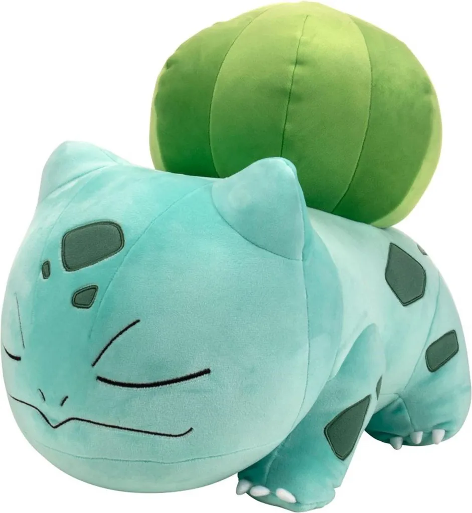 Peluche Pokémon Bulizarre 45cm Jazwares PKW0221 - Modèle Géant Dormant