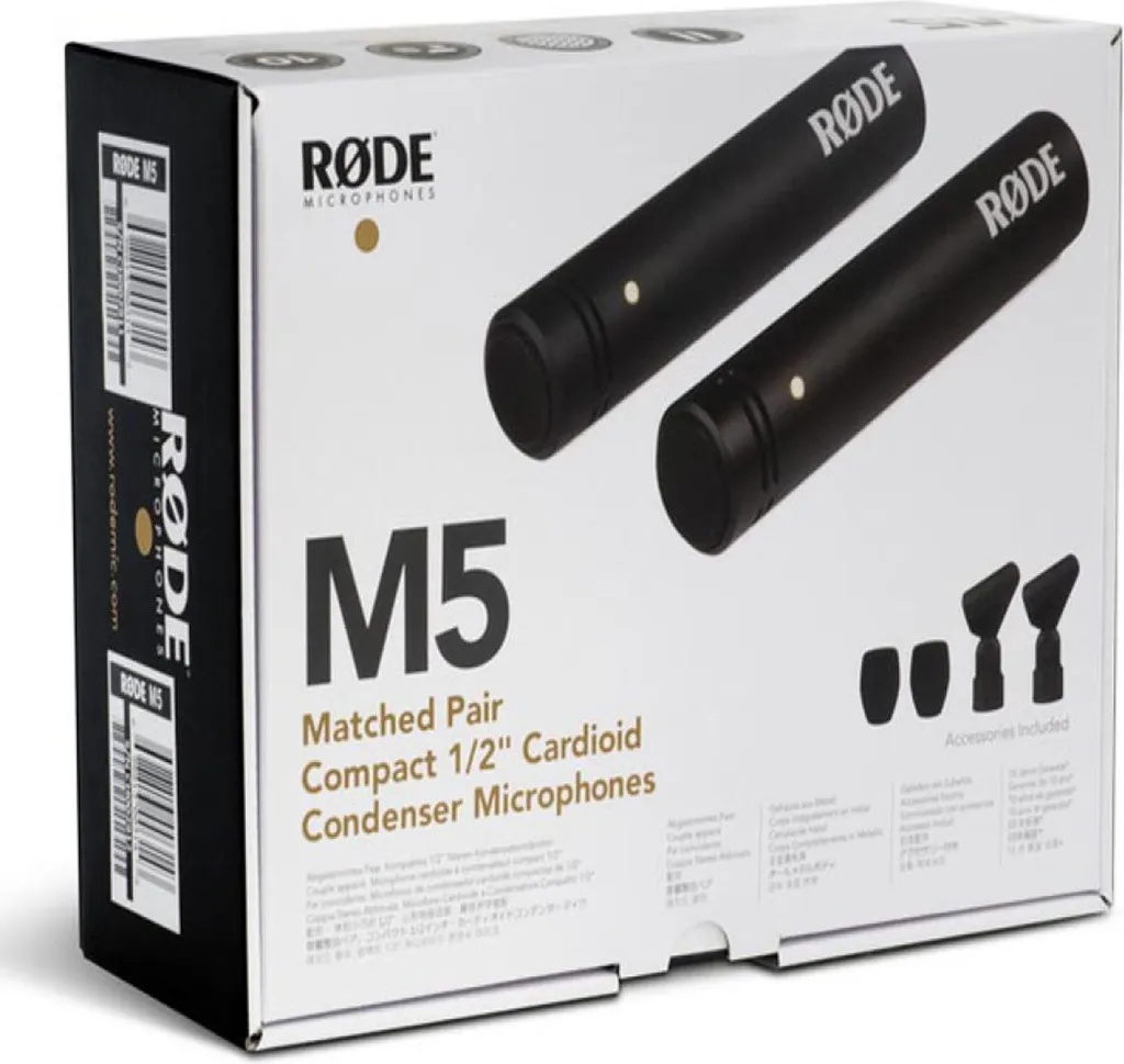 Rode M5 MP Microphones appairés compacts avec bonnette haute protection - 3