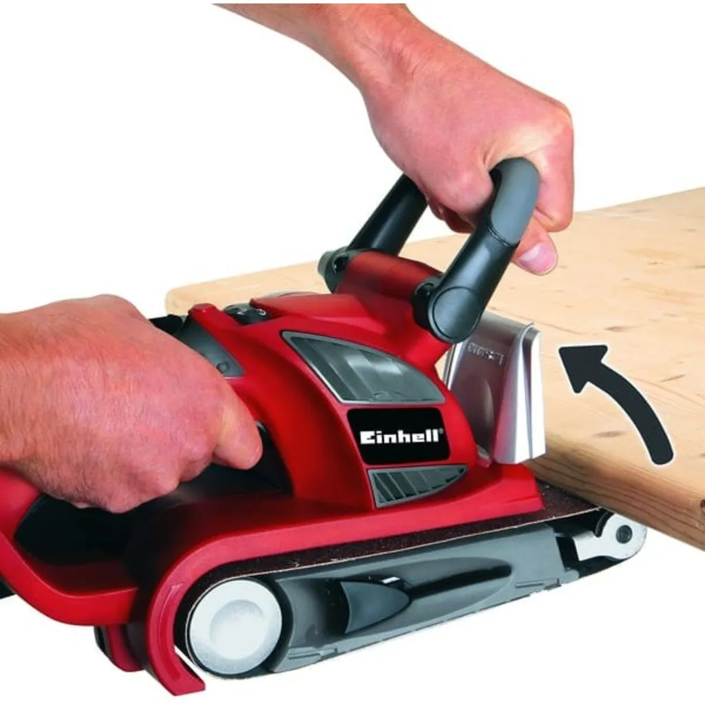 Ponceuse à bande stationnaire et mobile Einhell TE-BS 85 40 E robuste - 16