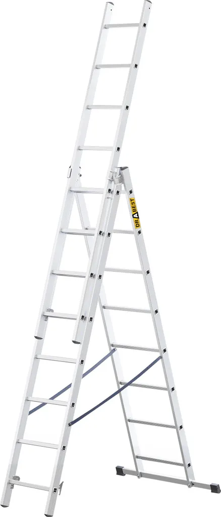 Échelle pour Travaux Domestiques 3 Pans Alu Idéale Peinture et Jardin