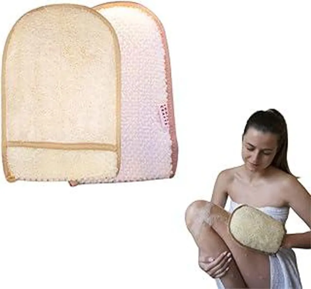 Guanto Doccia Loofah 24x15 | Trattamento Spa Esfoliante per Pelle Liscia